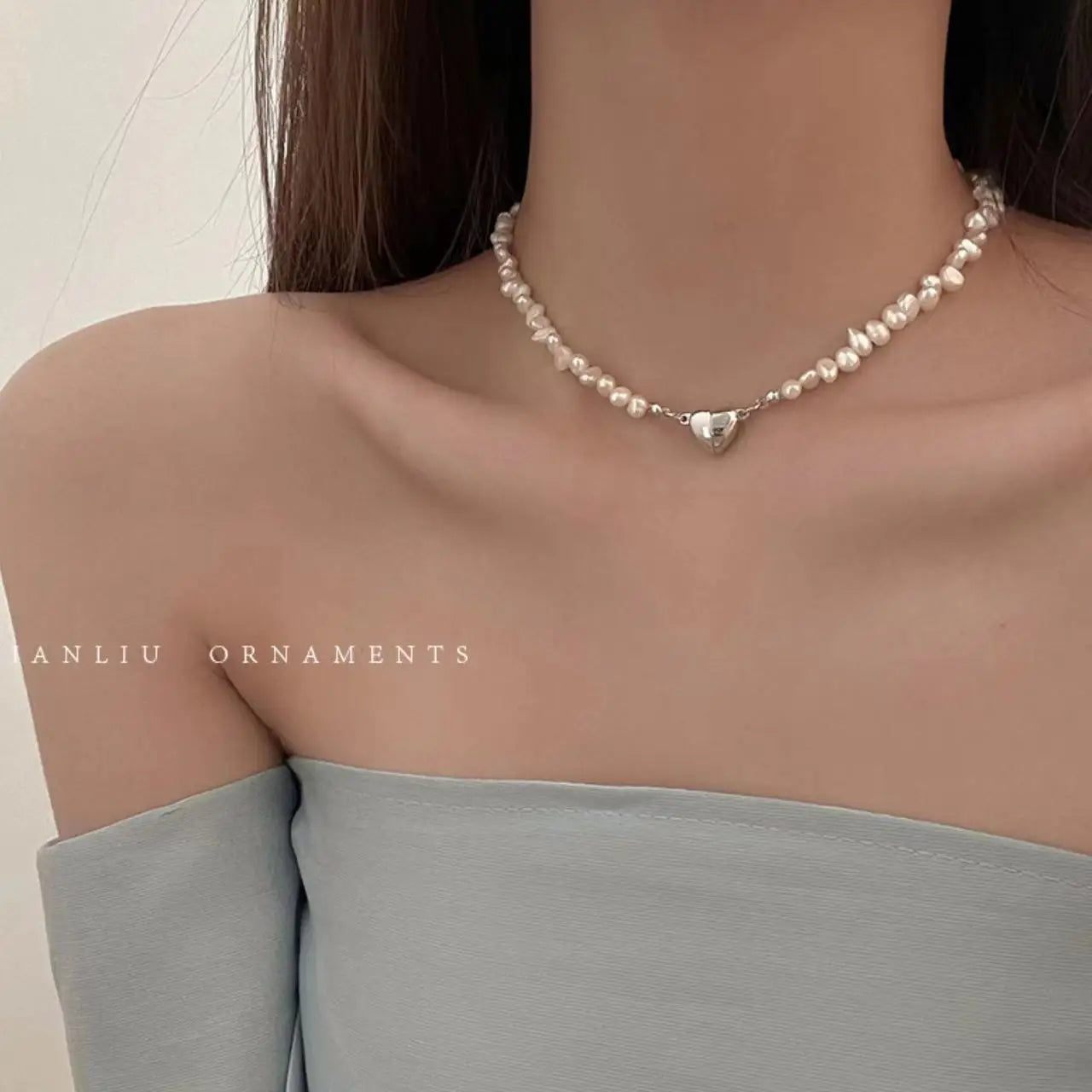 Sweet Kpop Colored Zircon Square Rhinestone Pendant Necklace For Women Y2K Korean Fashion Hoop Metal Choker Collar Jewelry Gift