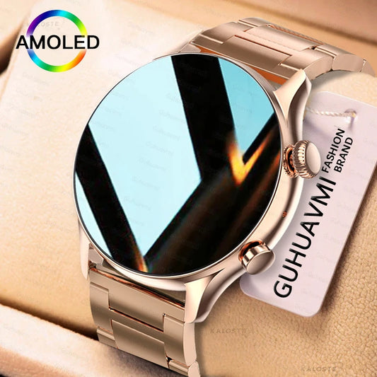 2026 AMOLED HD Smartwatch – GPS, Bluetooth Call, IP68 for Android & iOS