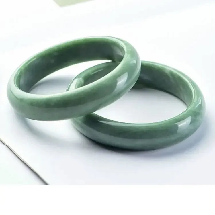 2024 New Real Natural Jade Ice Green Jade Bracelet Original Certified Fashion Jewelry Luxury Girl Bracelet Mascot Holiday Gift