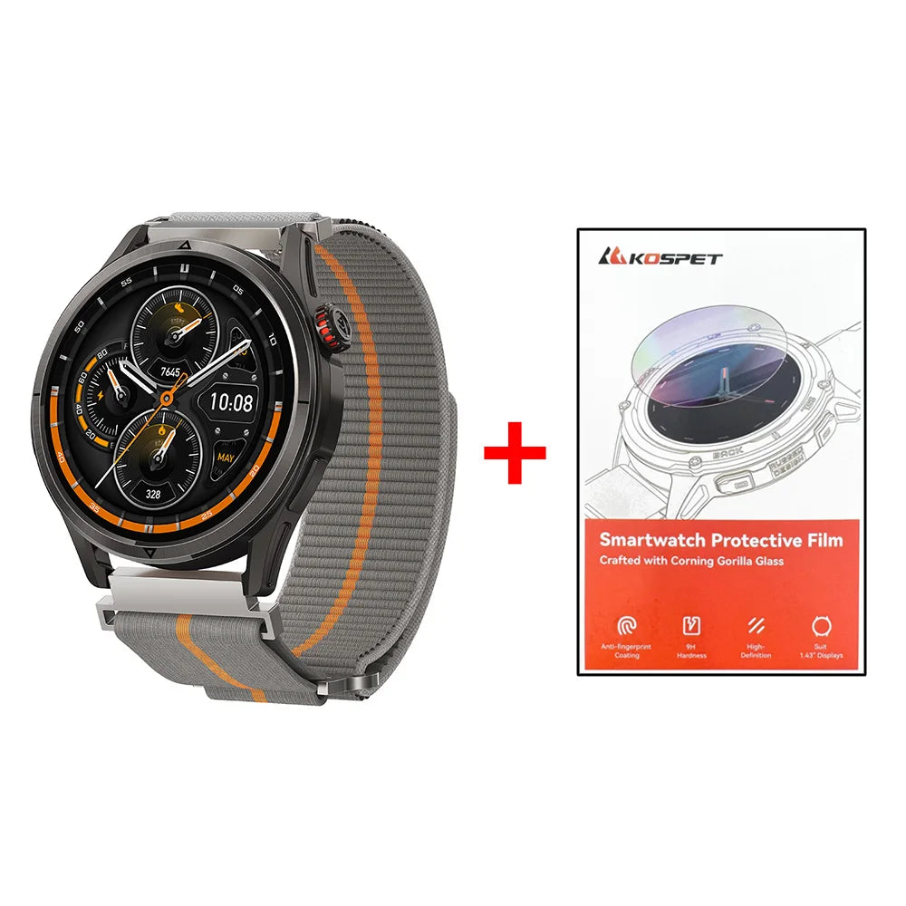2025 KOSPET MAGIC R10 GPS Smart Watch For Men Women Dual-Band 180 Sport Modes Health Management 5ATM Waterproof Anti-fingerprint