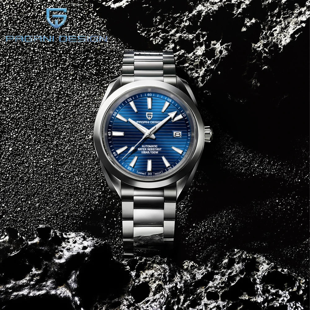 PAGANI DESIGN 40MM A150 Men's Watches Luxury Automatic Watch For Men Mechanical WristWatch Stainless Steel Sapphire Glass