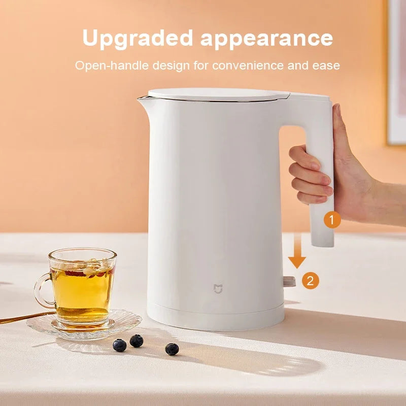 XIAOMI MIJIA Electric Kettle 2 For Household Fast Hot boil Stainless Water Kettle 1.7L Capacity With Temperature Control Kettle