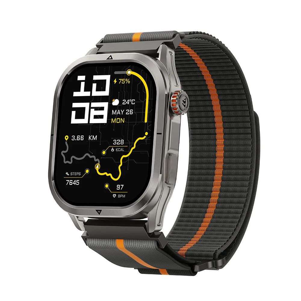 KOSPET MAGIC P10 GPS Smart Watch For Men Women 180 Sport Modes 5ATM IP69K Waterproof Anti--fingerprint Touchscreen Dual-band ALI