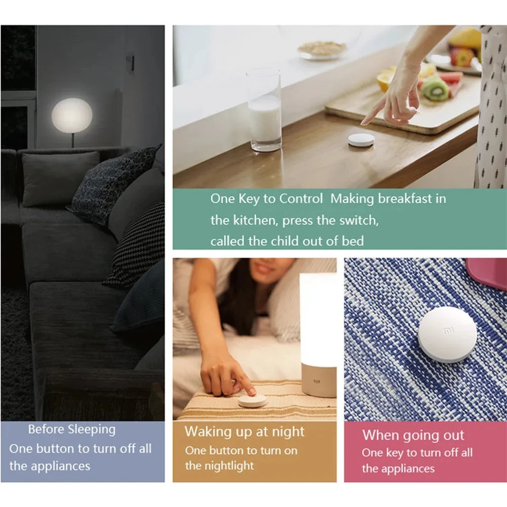 Mijia Smart Wireless Switch Smart Home Device Accessories House Control Center Intelligent for Mi Home APP Multifunction Switch