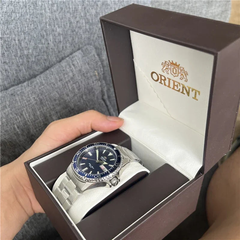 Orient Watch Man Refurbish Japanese Automatic Mechanical Watches 20Bar Waterproof Luminous Sport Watch Stainless Steel Men Watch