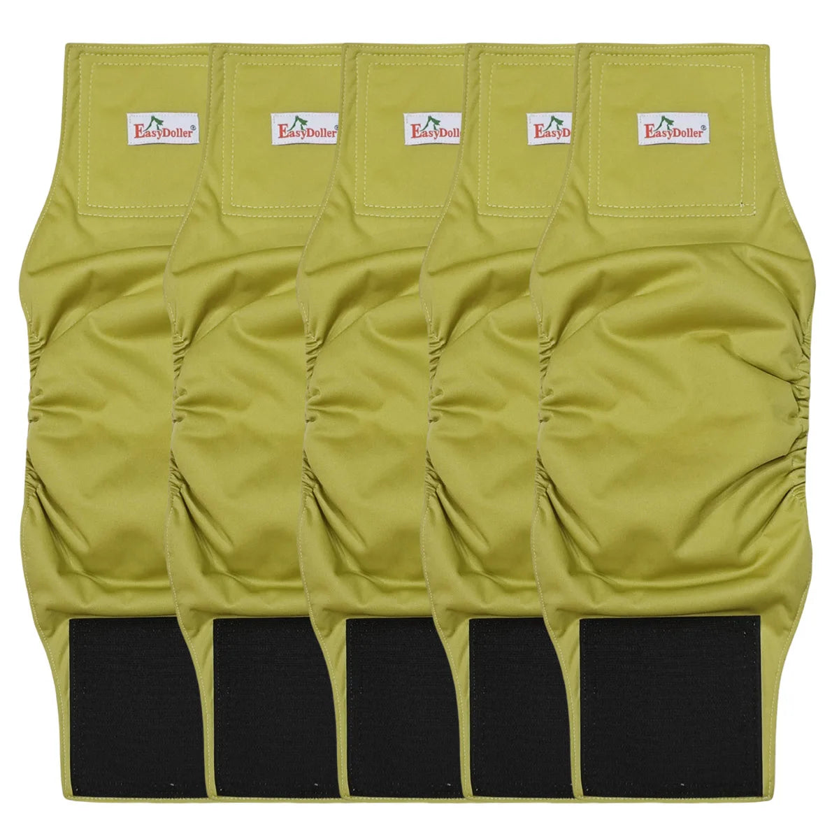 5PCS Washable Male Dog Diaper Comfortable Adjustable Nappy Belly Band Wrap Pee Pant Pet Dogs Leak Proof Sanitary Pants Diapers