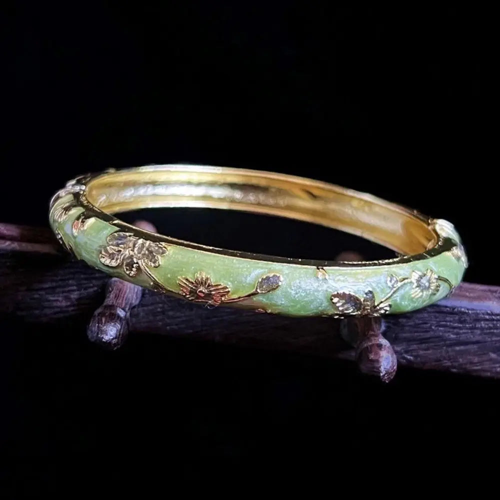 Chinese Women's Hand Bracelet Enamel