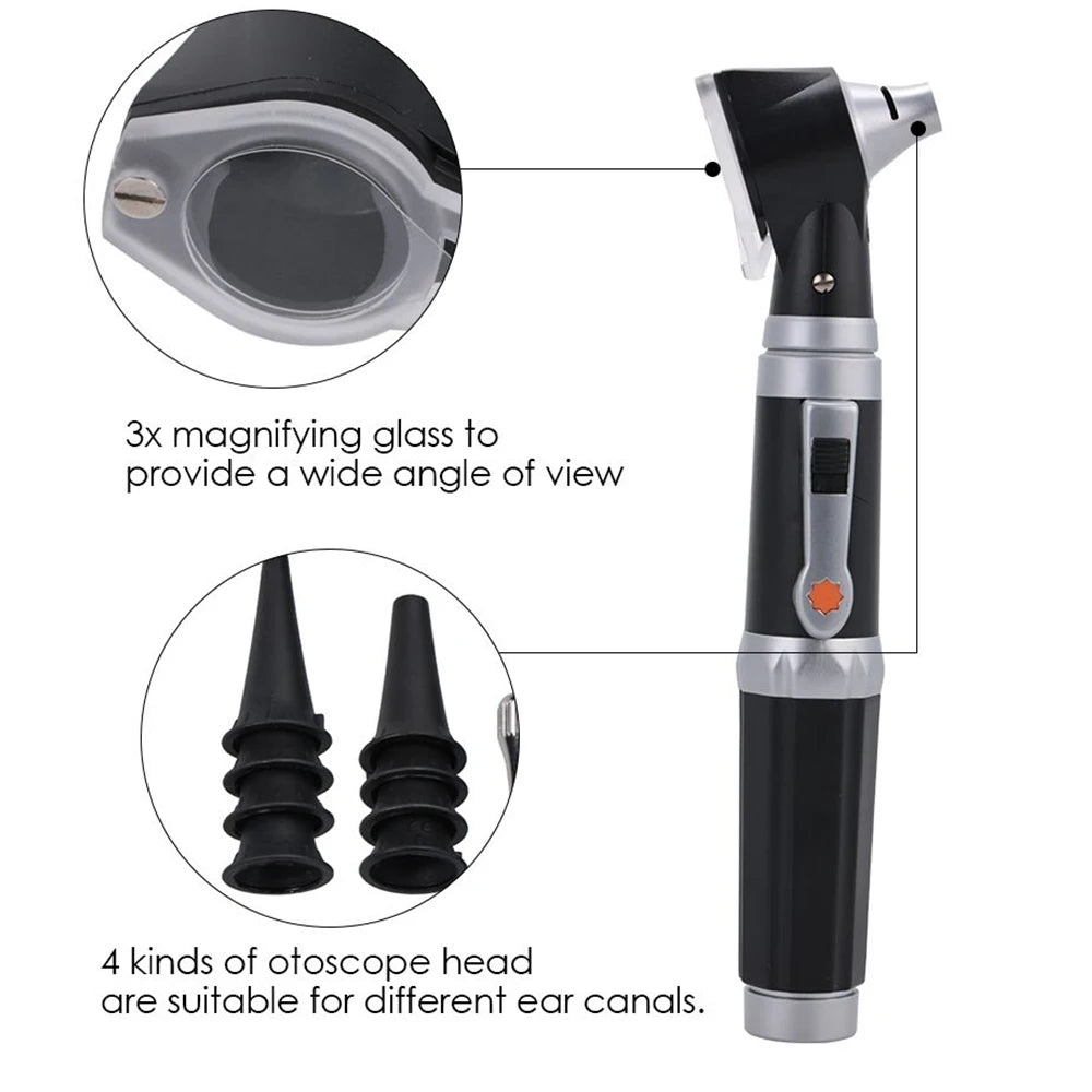 Otoscope - Ear Scope with Light, Ear Infection Detector,Perfect for Nursing & Medical Student s for Kids and Adults