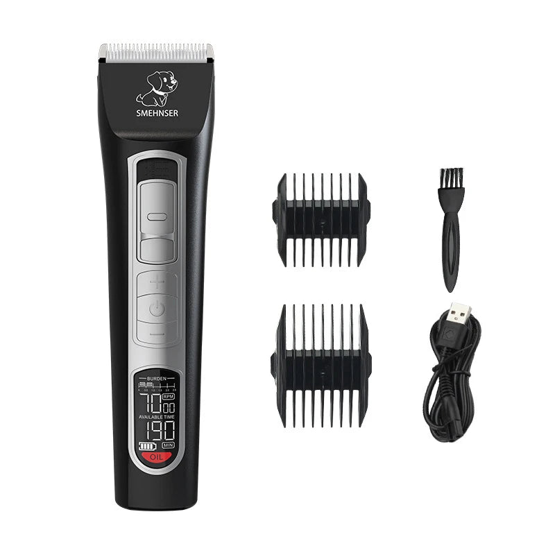 Professional Dog Clippers High Power Dog Hair Cutter Low Noise Pet Trimmer Grooming Clippers with Guard Combs for Animals