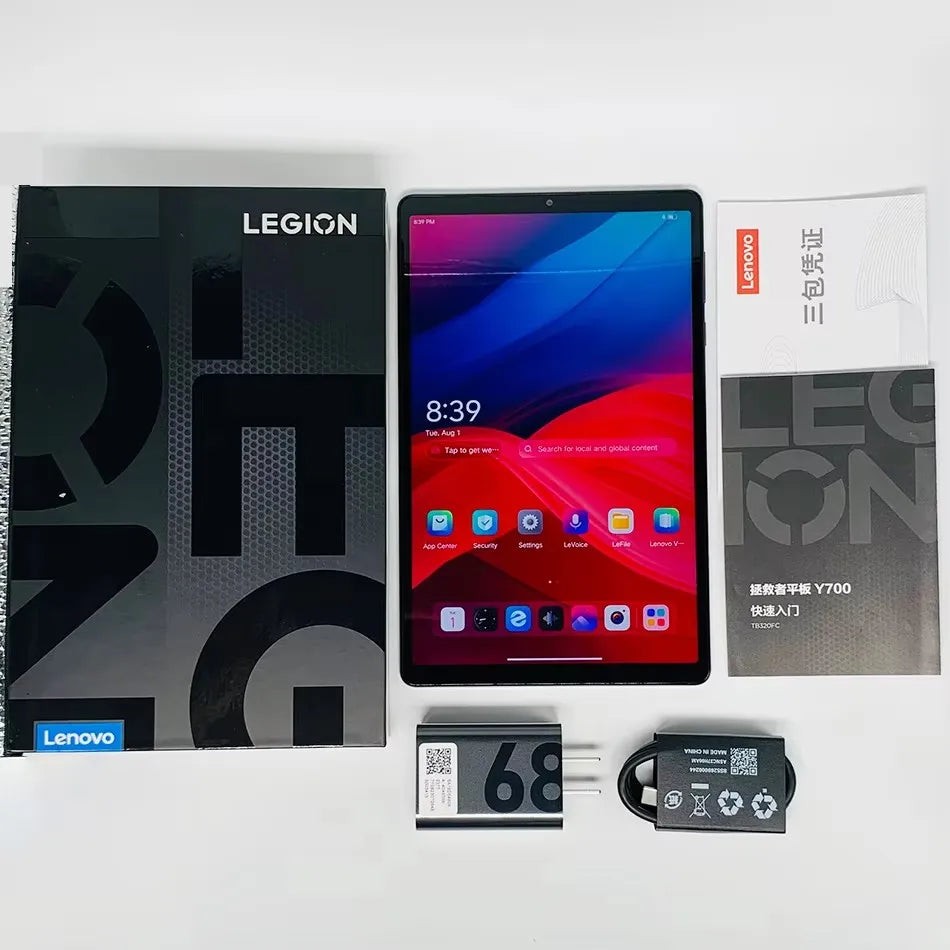 Global ROM Lenovo Pad LEGION Y700 2023 Tab 12GB 256GB Snapdragon 8+ 144Hz 8.8'' Display Dual Type C Interface Gaming Tablet