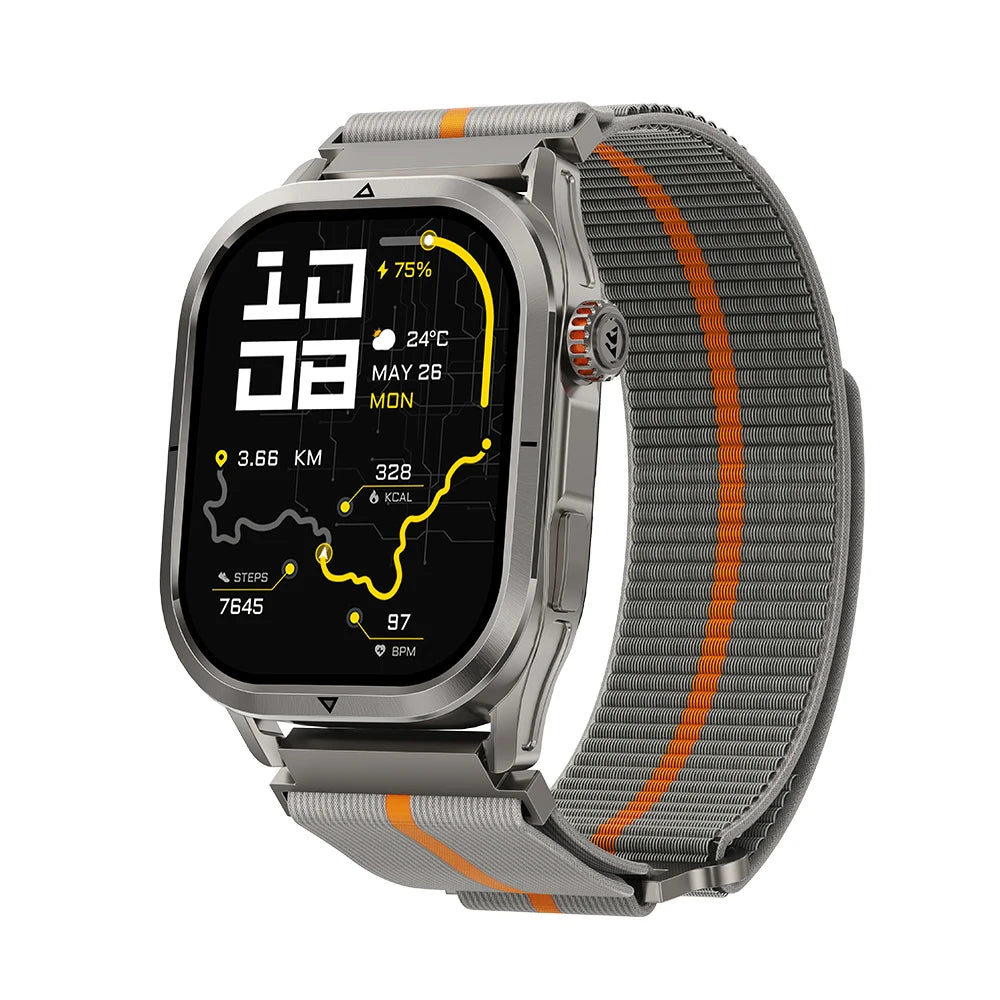 KOSPET MAGIC P10 GPS Smart Watch For Men Women 180 Sport Modes 5ATM IP69K Waterproof Anti--fingerprint Touchscreen Dual-band ALI