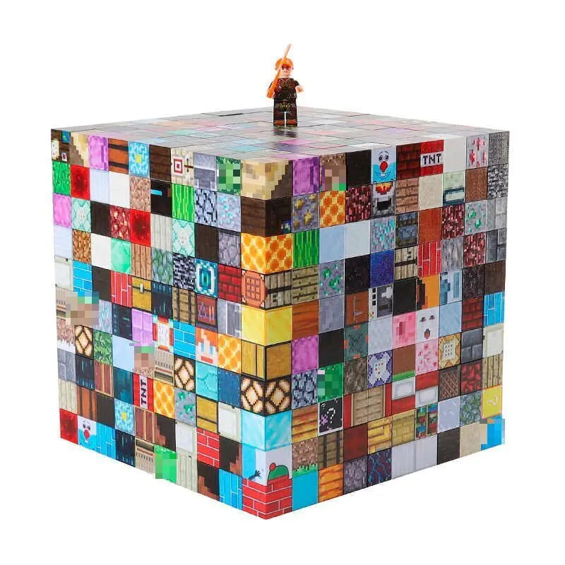 400P Upgrades Magnetic Building Blocks Toy Build Mine Magnet World Set for Boys Girls STEM Montessori Sensory Cubes for Toddlers