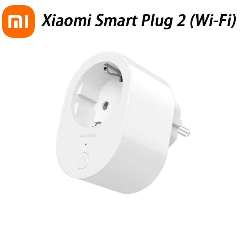 Global Version Xiaomi Mi Smart Plug 2 (Wi-Fi) Wireless Switch 3680W Max EU Power Adapter Socket Remote Control Google Assistant