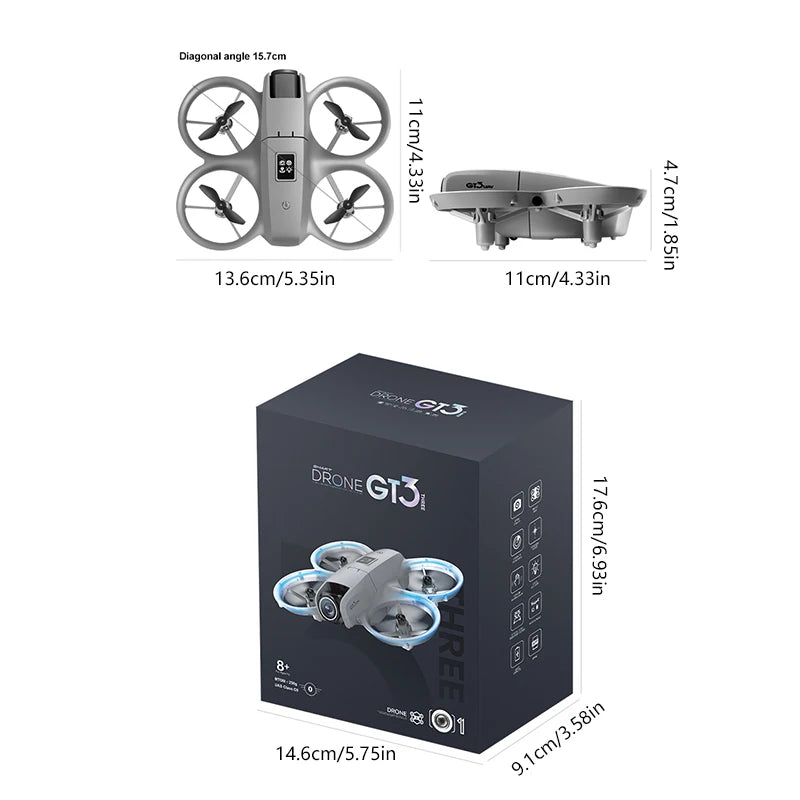 Xiaomi Original GT3 Drone 8K GPS Professional HD Aerial Photography Remote Control Aircraft 5G HD Dual Camera Quadcopter Toy UAV