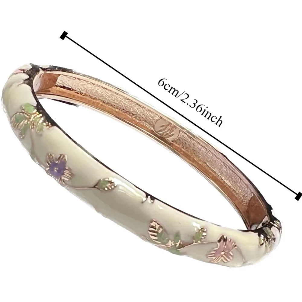 Chinese Women's Hand Bracelet Enamel