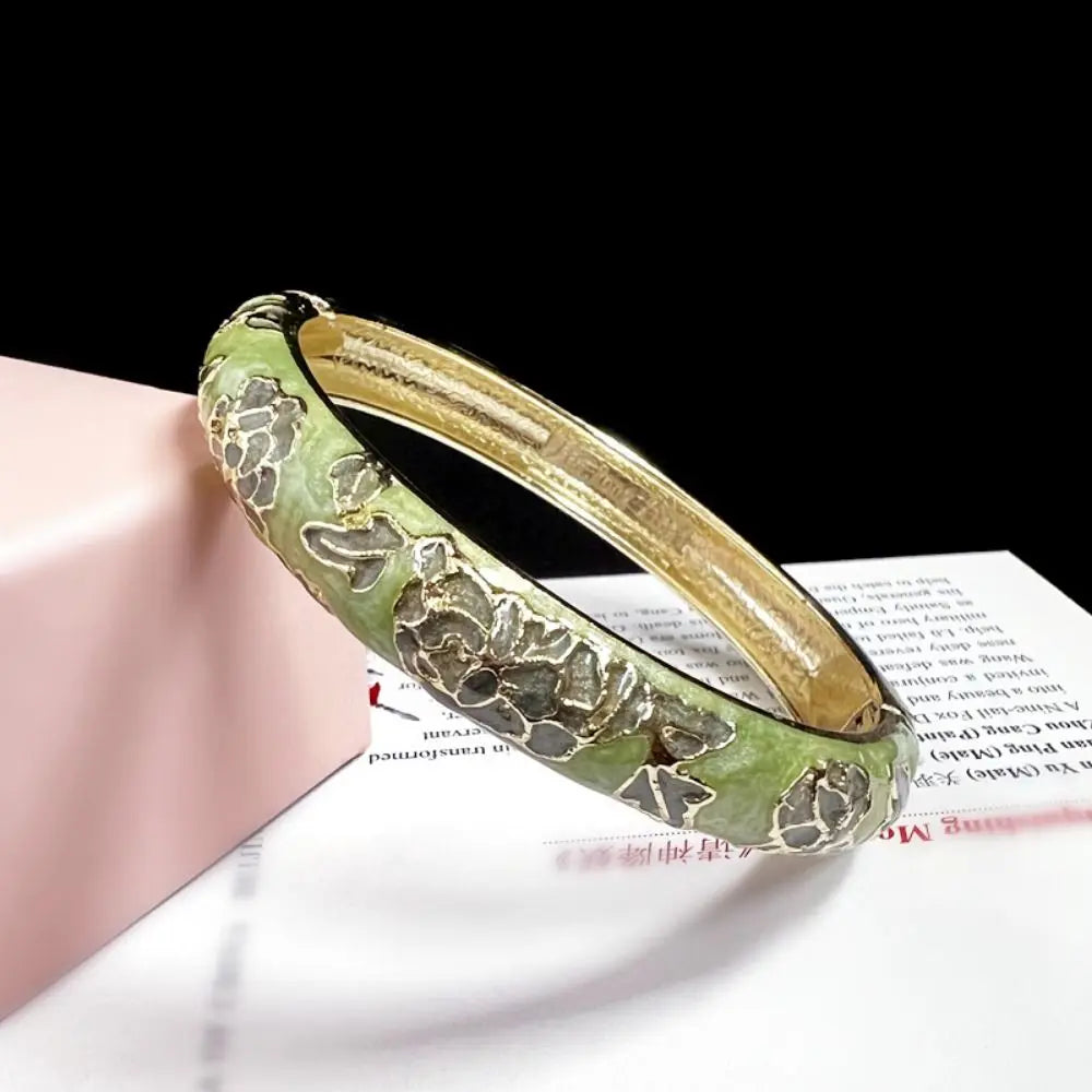 Chinese Women's Hand Bracelet Enamel