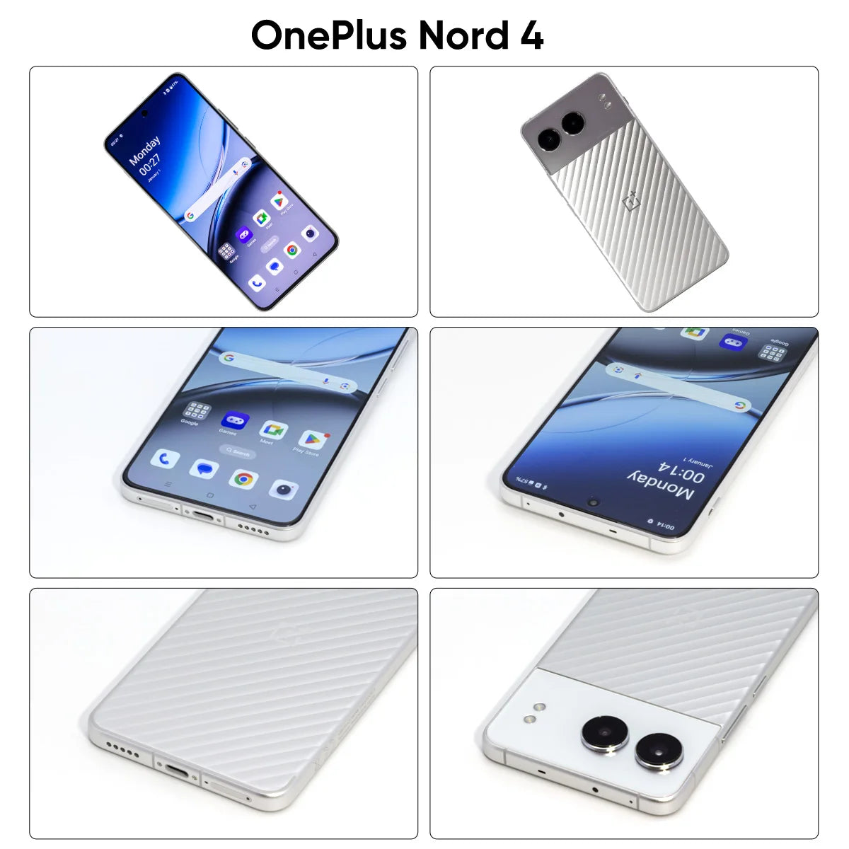 OnePlus Nord 4 Global Version 5G Smartphone 5500mAh Battery 100W SUPERVOOC 50MP Dual Camera 120 Hz ultra-brightAMOLED Display