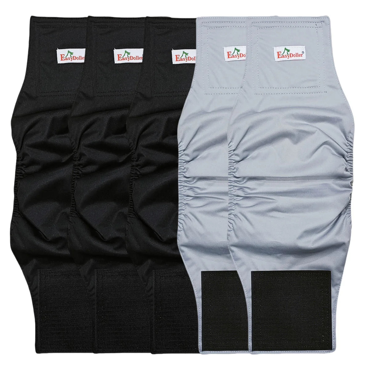 5PCS Washable Male Dog Diaper Comfortable Adjustable Nappy Belly Band Wrap Pee Pant Pet Dogs Leak Proof Sanitary Pants Diapers