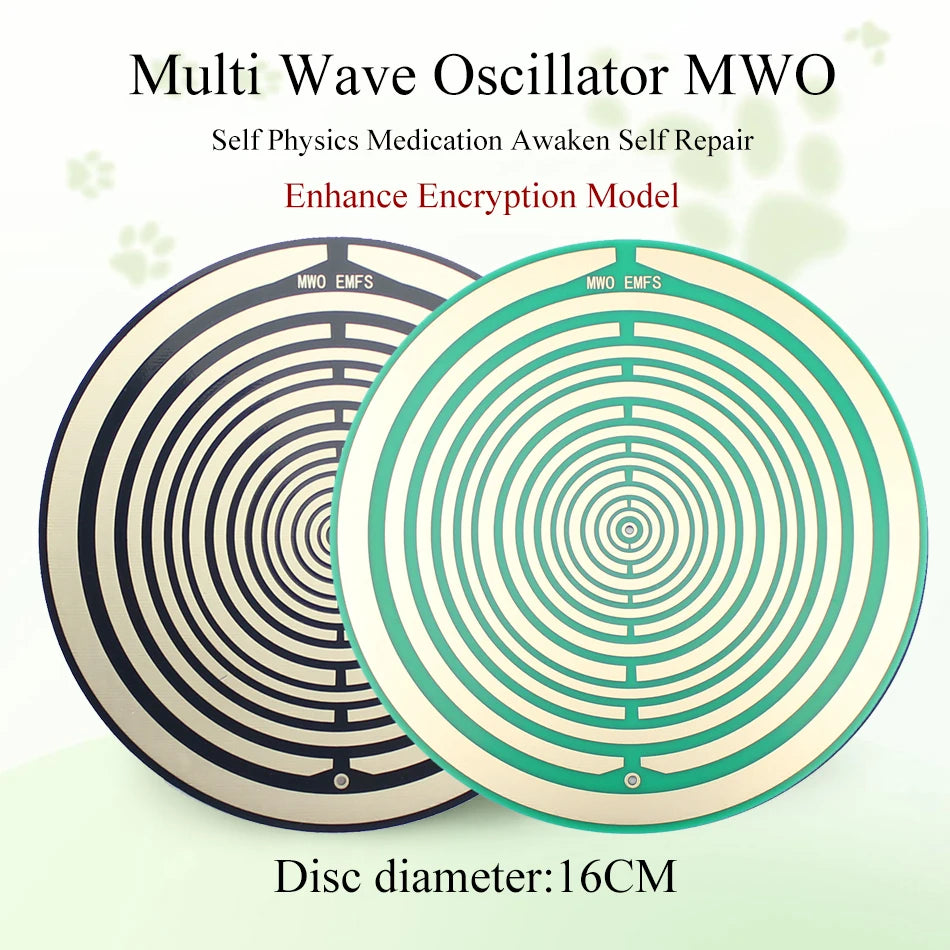 2PCS 16CM Lakhovsky's Multi Wave Oscillator MWO Ornaments Provide the Energy Polarizing Disc On Our Desk or Wall Gift