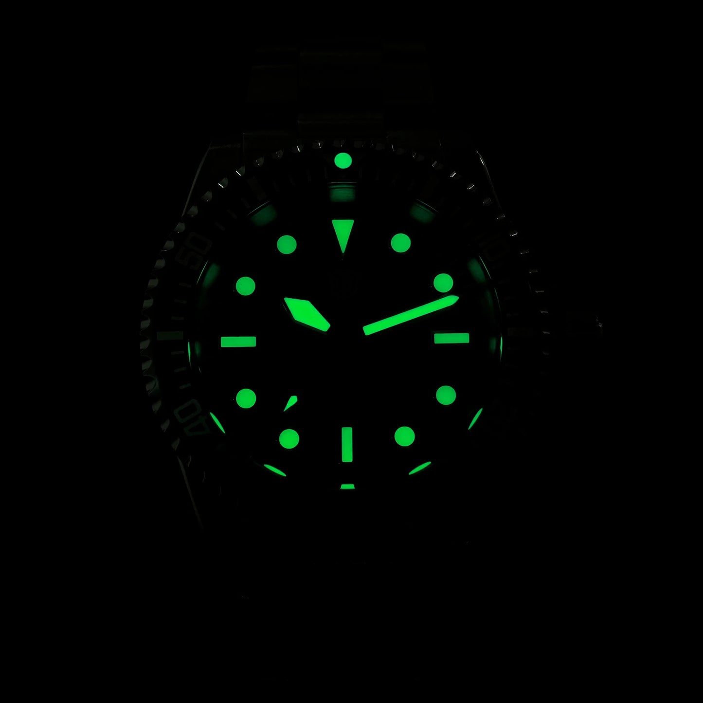 Watchdives WD5513 V2 Watch NH35 Automatic Movement Sapphire Crystal 20Bar Waterproof C3 Luminous 38mm Sub Vintage Watches