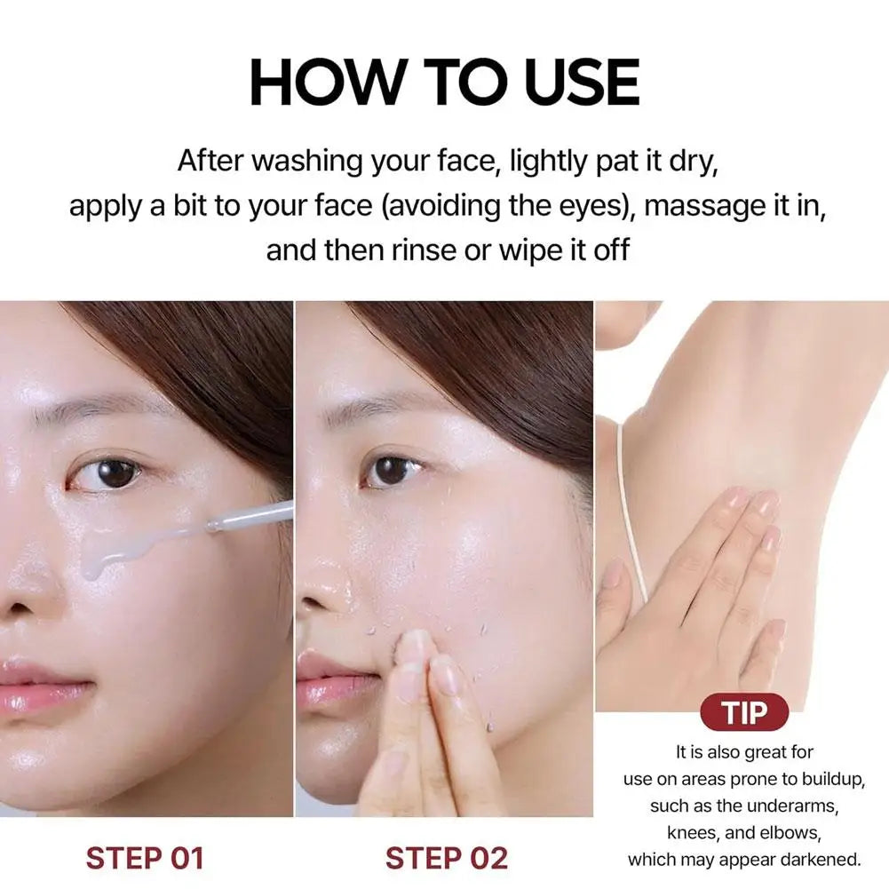 Exfoliating Serum Facial Serum Rice Extract Niacinamide Brightening Revitalises Moisturizing Korean Cosmetics Skincare Product