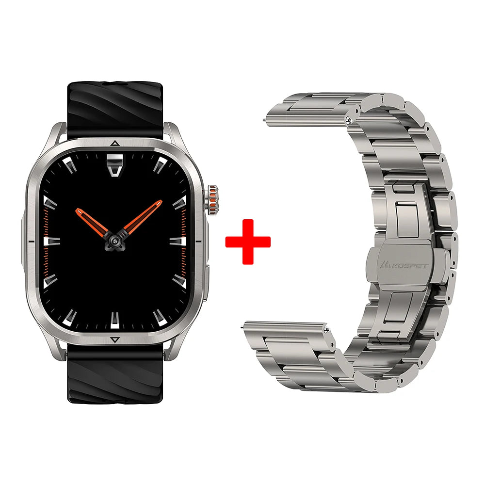 KOSPET MAGIC P10 GPS Smart Watch For Men Women 180 Sport Modes 5ATM IP69K Waterproof Anti--fingerprint Touchscreen Dual-band ALI