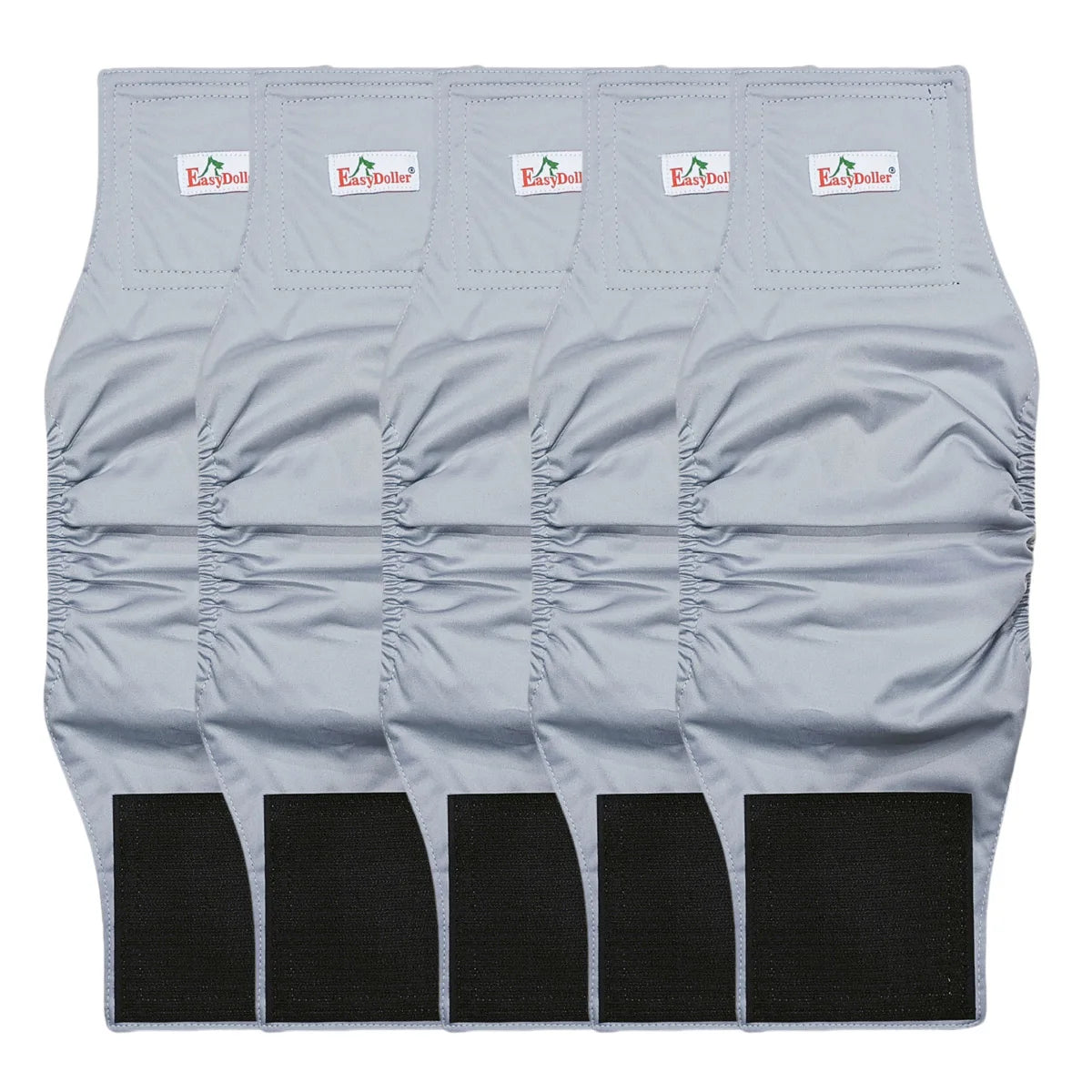 5PCS Washable Male Dog Diaper Comfortable Adjustable Nappy Belly Band Wrap Pee Pant Pet Dogs Leak Proof Sanitary Pants Diapers