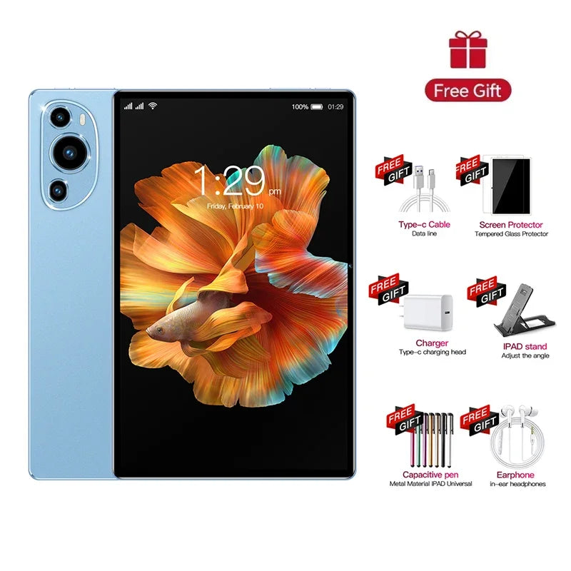 2025 Pad P61 22GB+2TB 11inch Android 14 Ai Powere 20000mAh Snapdragon888 5G HD 4K WIFI Dual SIM Card Bluetooth NEW Tablet PC Tab
