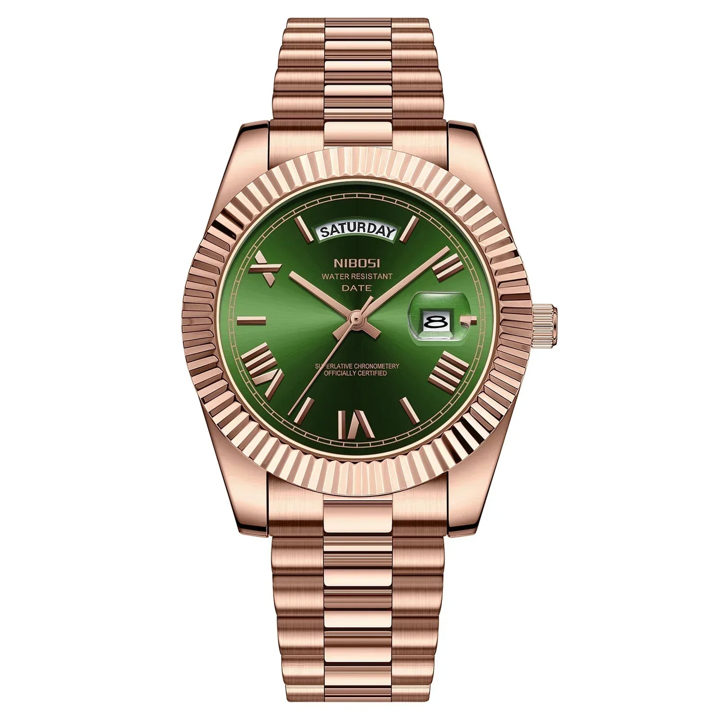 NIBOSI Luxury Men Quartz Watch Waterproof Date Luminous Wristwatch Sports Stainless Steel Men's Watches Male Clock Reloj Hombre