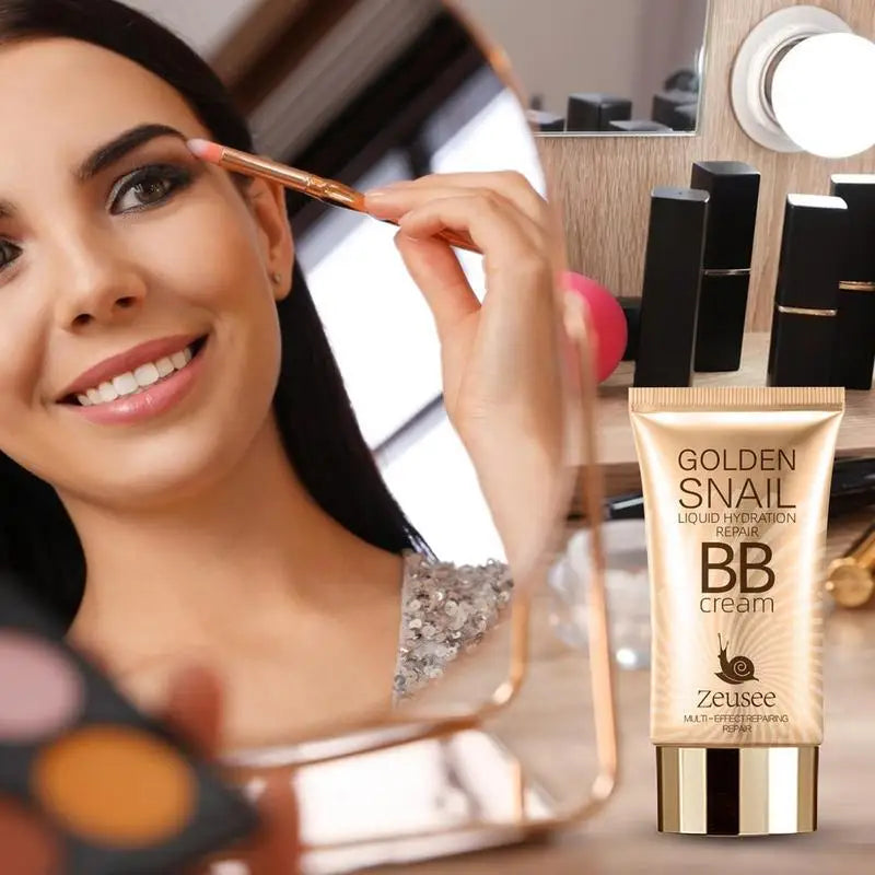 Gold Snail BB Cream Whitening Foundation Mild Concealer Lightweight BB Cream Moisturizing Long Lasting Cream