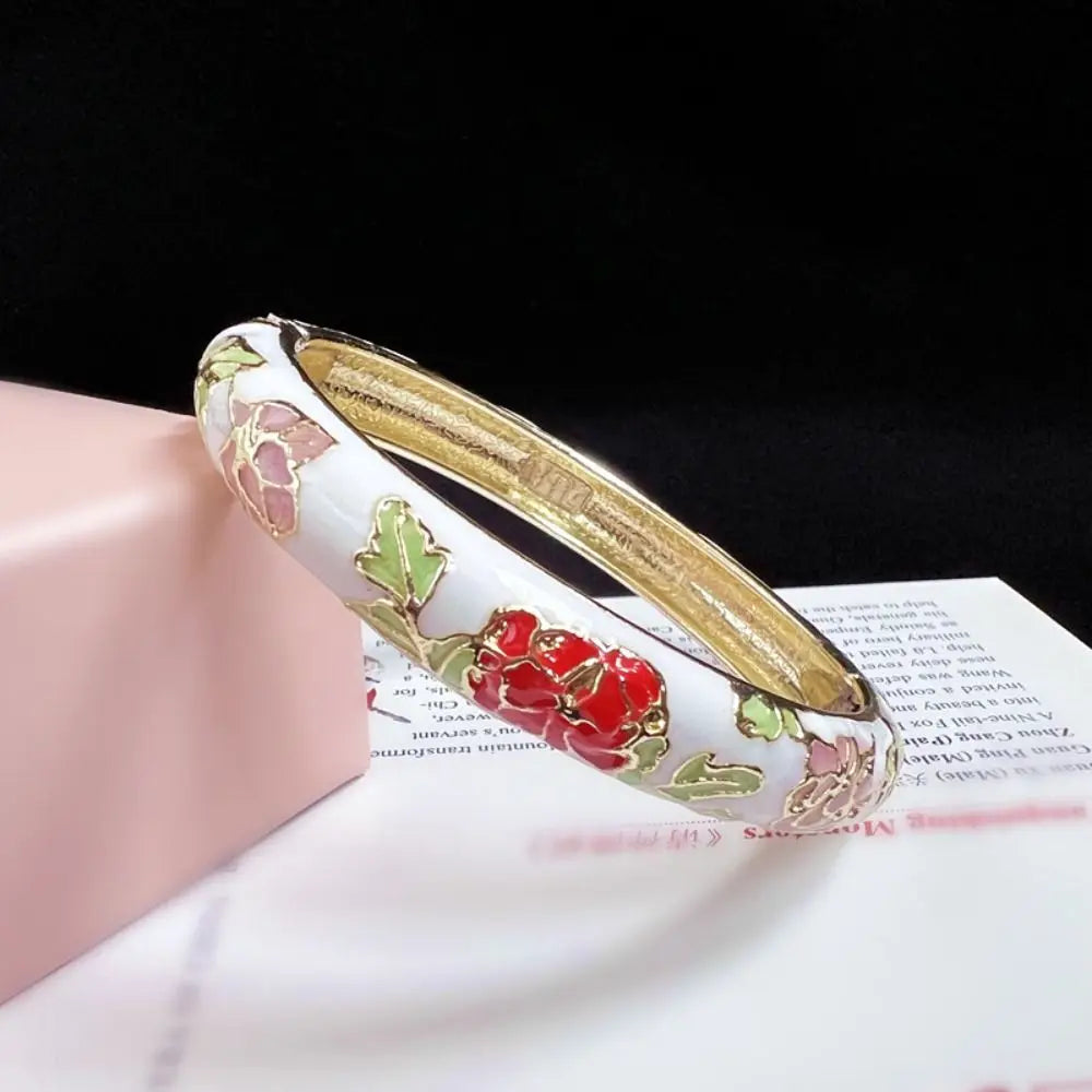 Chinese Women's Hand Bracelet Enamel