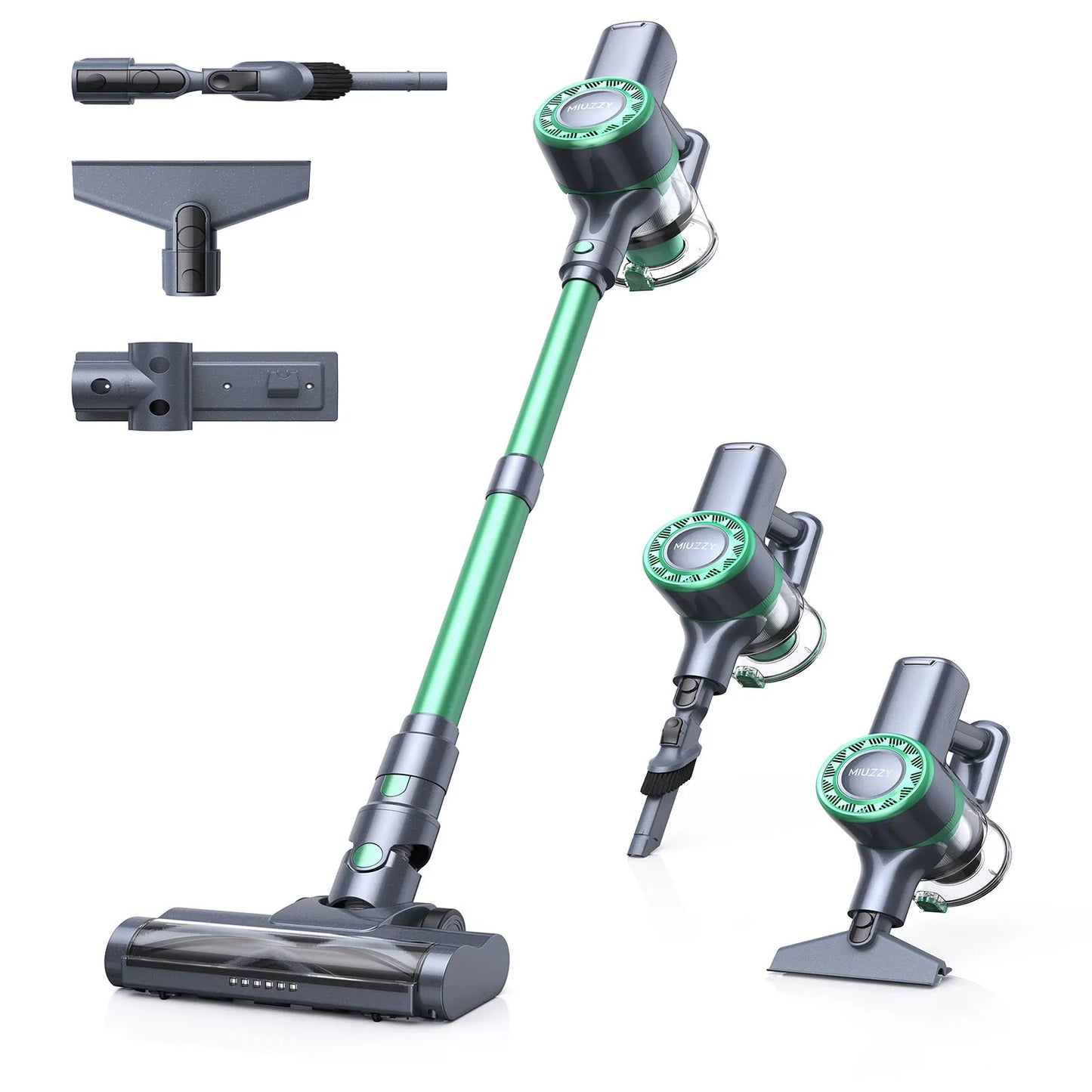 Lubluelu 30000Pa Cordless Vacuum Cleaner Powerful Suction Wireless Vacuum Cleaner Anti-Tangle Vacuum for Hard Floor Pet Hair