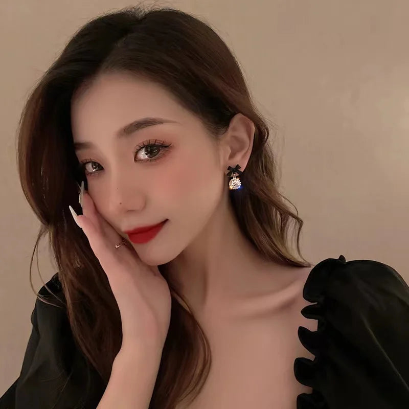 New Fashion Trend Unique Design Elegant Delicate Butterfly Zircon Earrings Women High Jewelery Wedding Party Gifts