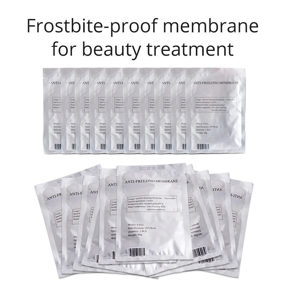 100% Effect Fat Freezing Membrane Anti Freeze Sterile Single Packaged Antifreeze Membrane Body Slimming Fat Cryo Cooling Pad