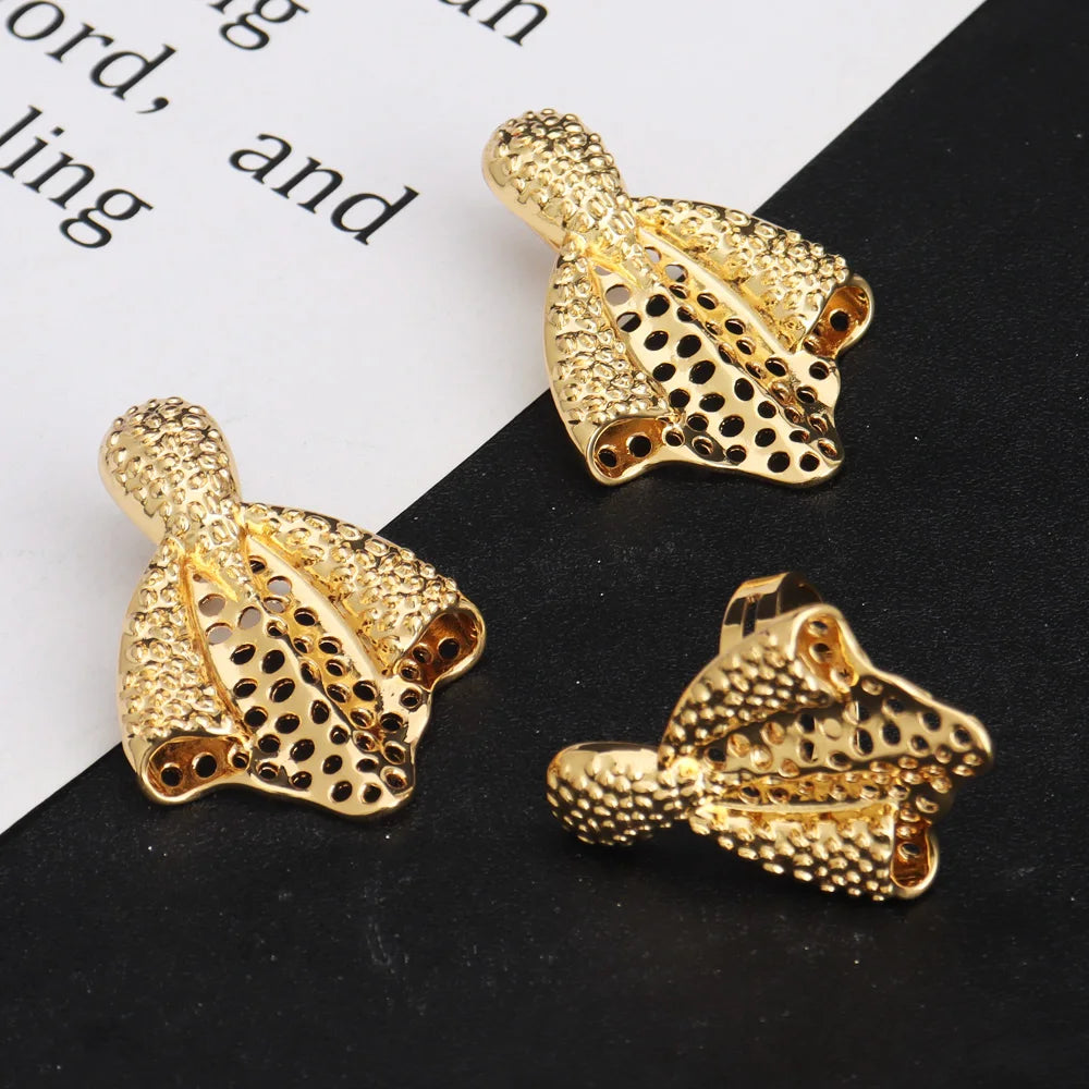 France Luxury Gold Color Jewelry Set For Women Dubai Bridal 4PCS Set Party Gifts Wedding Party Gifts