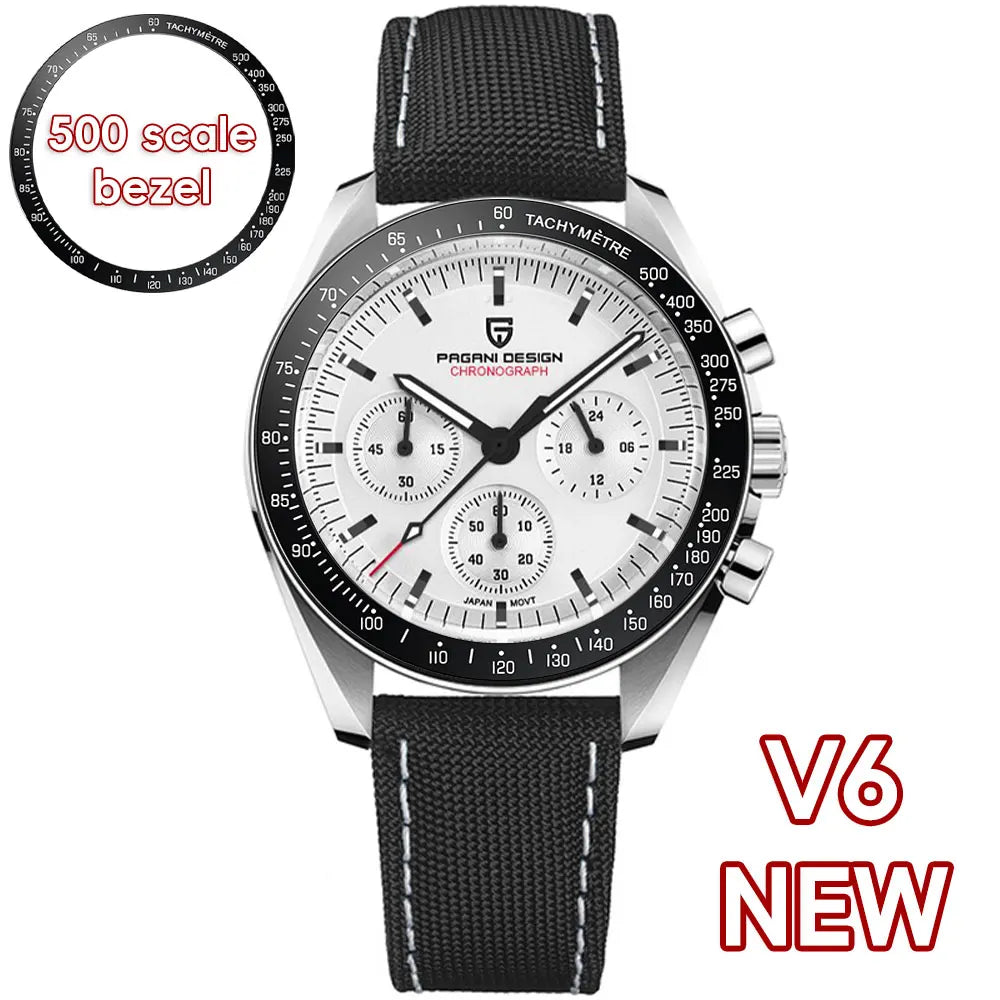 PAGANI DESIGN 2025 New Tribute to CK2998 Moon Watch Men Luxury Quartz Watches For Men AR Sapphire crystal Sport Chronograph Man