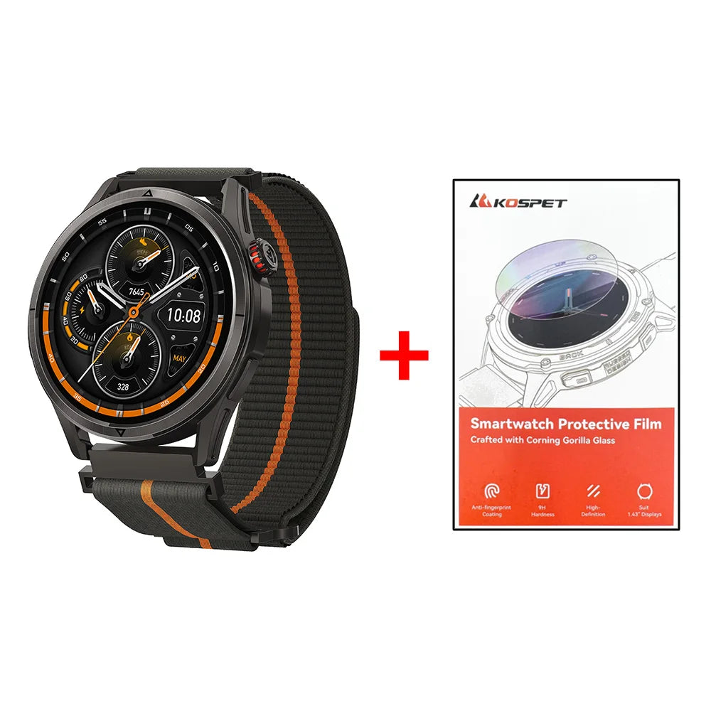 2025 KOSPET MAGIC R10 GPS Smart Watch For Men Women Dual-Band 180 Sport Modes Health Management 5ATM Waterproof Anti-fingerprint