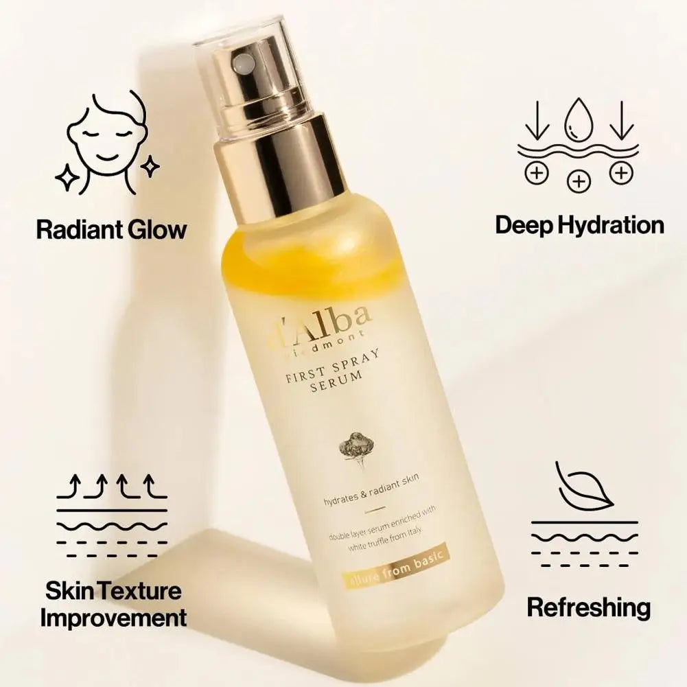 Facial Serum White Truffle Spray Essence Hydrating Spray Moisturizing Skin Brightening Serum Multi-Effect Skin Care Product