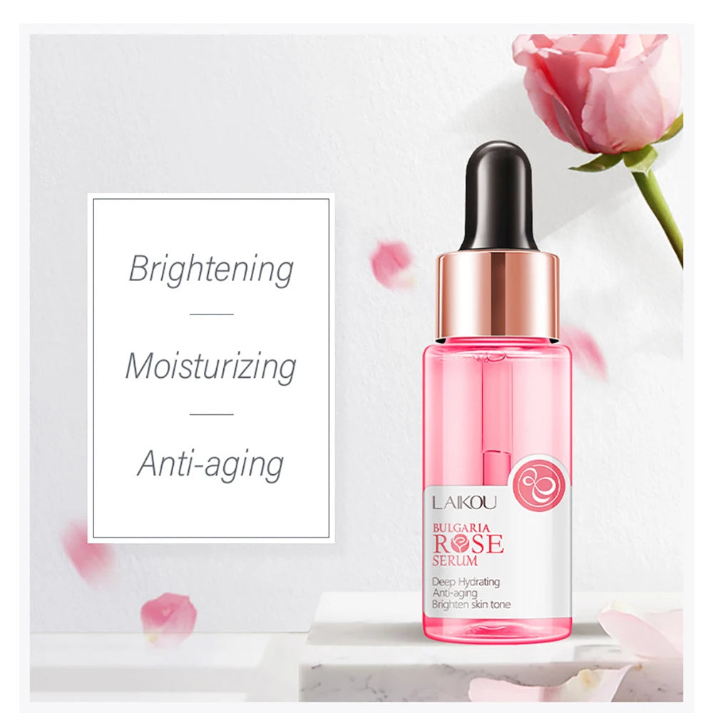 Japan Sakura Essence Oil control Hyaluronic Acid Pure 24K Gold Brighten skin Vitamin C Face Serum Korean skincare products