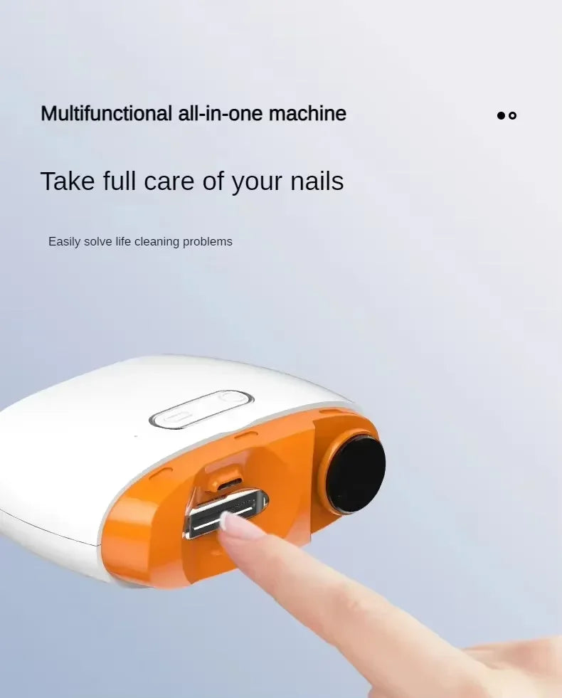 XIAOMI MIJIA 2in1 Smart Electric Nail Clippers Automatic Polished Armor Trim Nail Clipper Suitable For Children Nail Trimming