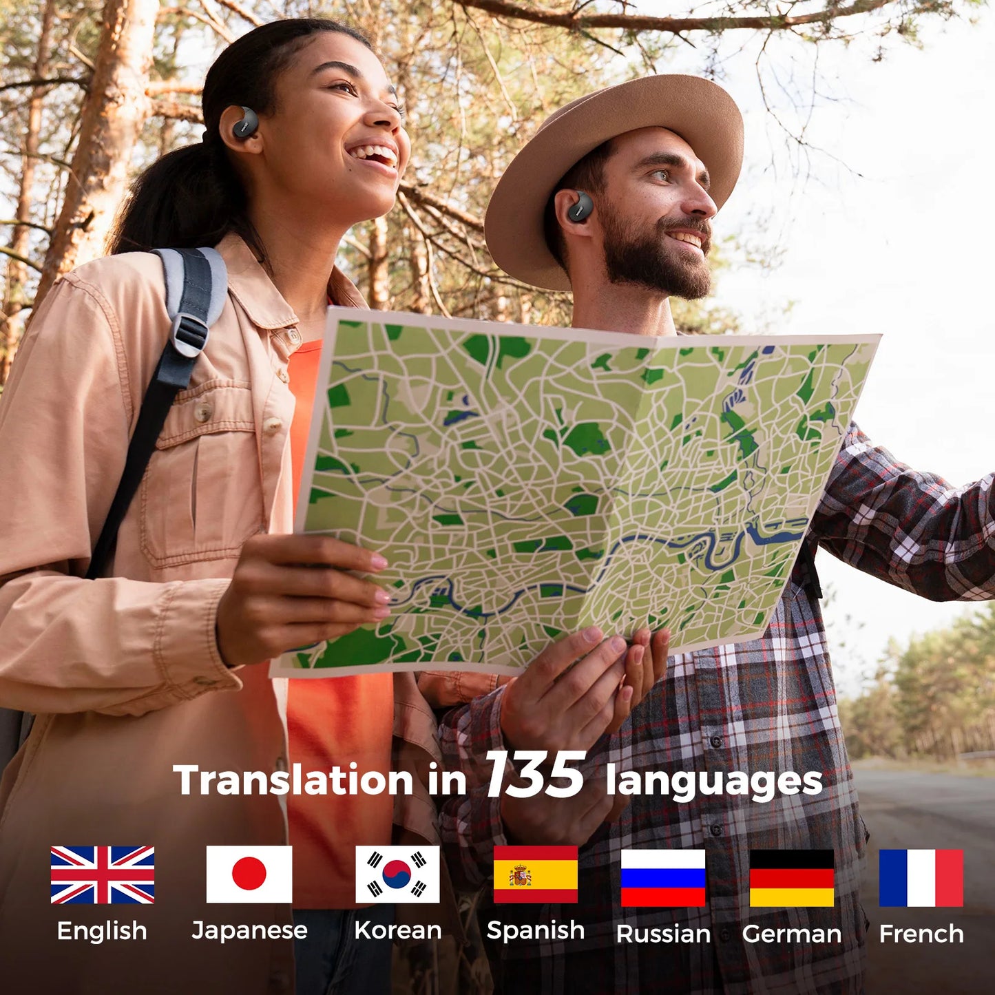 MINISO X15pro AI Translator Earbuds Bluetooth Earphones X15 Pro Sports Wireless Headphones Waterproof HD Call Earphones with Mic