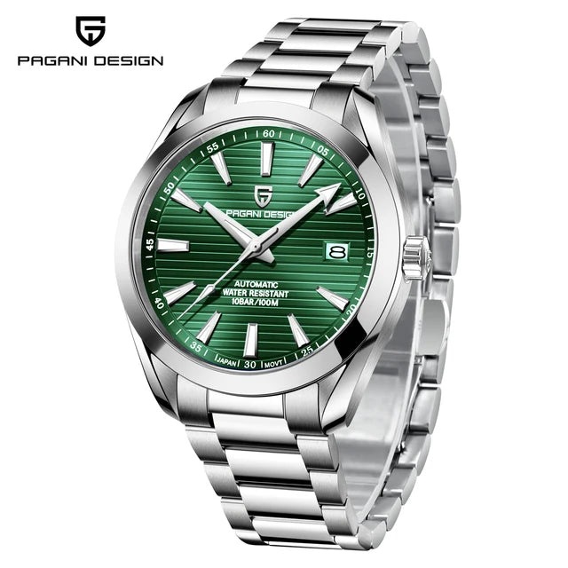 PAGANI DESIGN 40MM A150 Men's Watches Luxury Automatic Watch For Men Mechanical WristWatch Stainless Steel Sapphire Glass