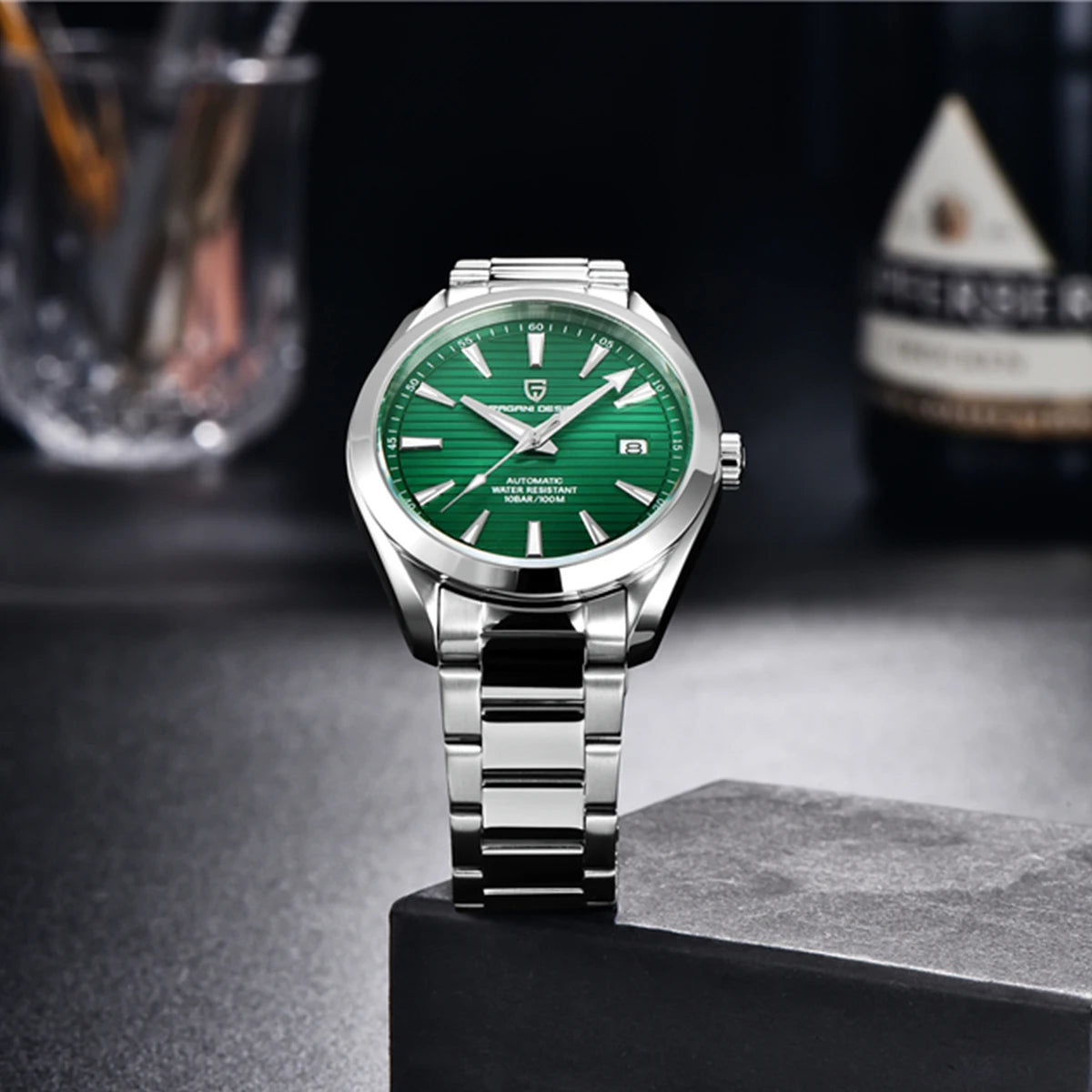 PAGANI DESIGN 40MM A150 Men's Watches Luxury Automatic Watch For Men Mechanical WristWatch Stainless Steel Sapphire Glass