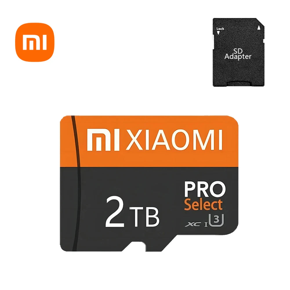 Xiaomi High Speed SD Memory Card 1TB 2TB Games Card Micro TF Card 128GB 256GB 512GB SD Card For Mijia Camera Surveillance Device