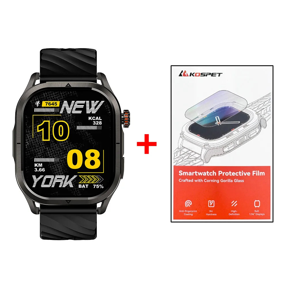 KOSPET MAGIC P10 GPS Smart Watch For Men Women 180 Sport Modes 5ATM IP69K Waterproof Anti--fingerprint Touchscreen Dual-band ALI