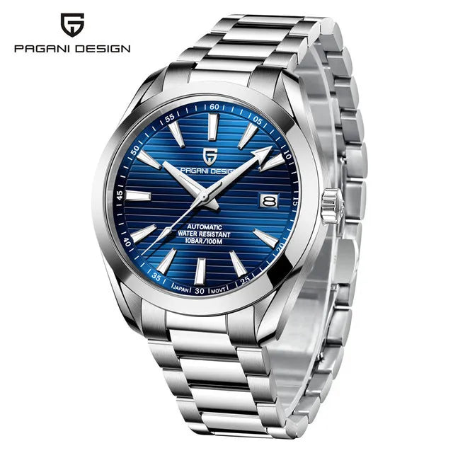 PAGANI DESIGN 40MM A150 Men's Watches Luxury Automatic Watch For Men Mechanical WristWatch Stainless Steel Sapphire Glass