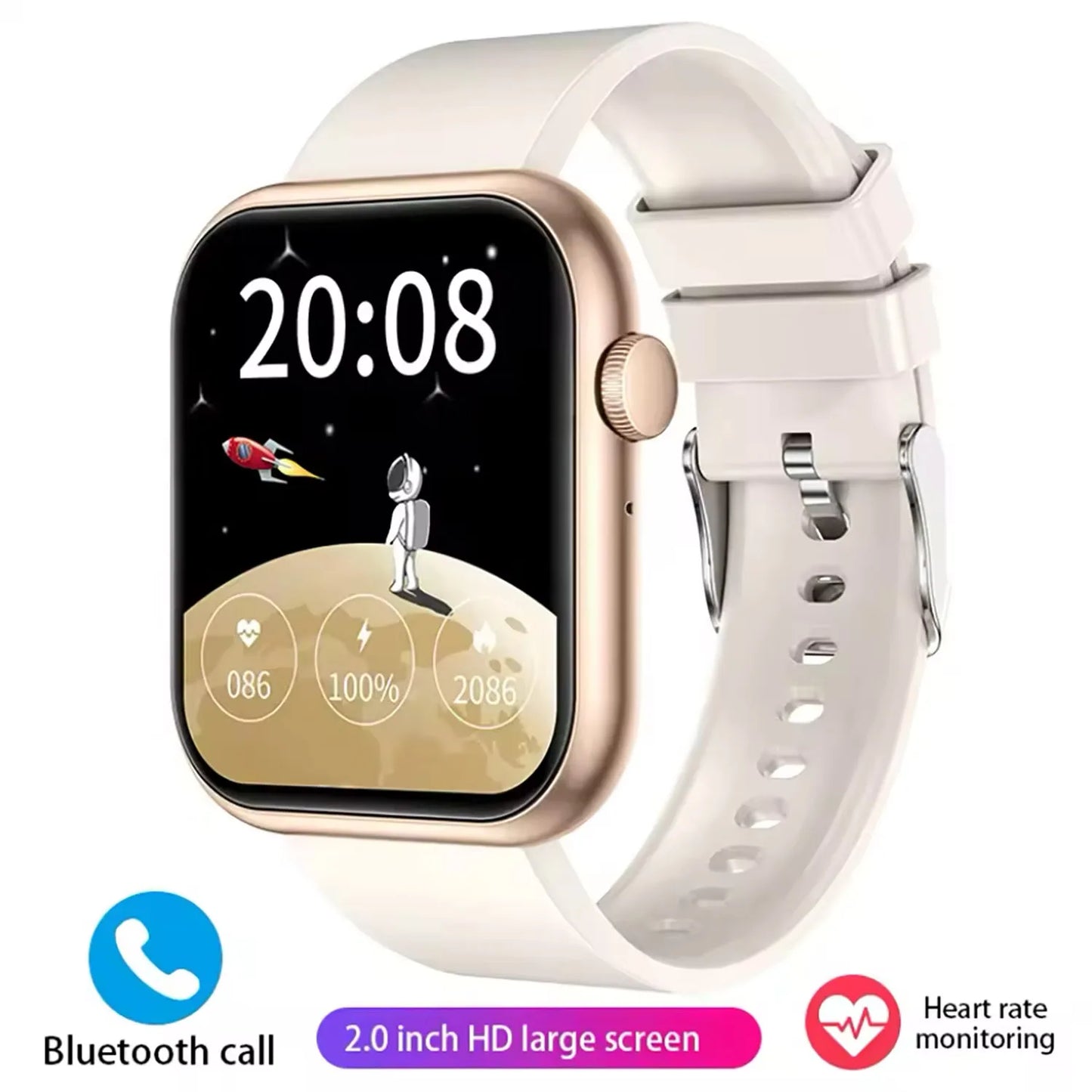 for Ulefone Armor 27T Pro Armor 24 Men Outdoor Smart Watch Bluetooth Call Health Monitoring Sport Fitness Tracking Smartwatch