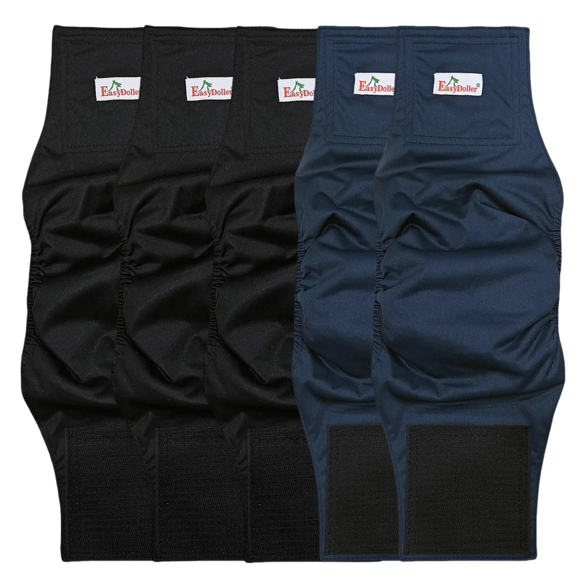 5PCS Washable Male Dog Diaper Comfortable Adjustable Nappy Belly Band Wrap Pee Pant Pet Dogs Leak Proof Sanitary Pants Diapers