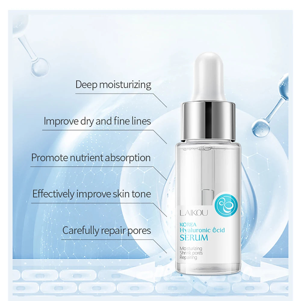 Japan Sakura Essence Oil control Hyaluronic Acid Pure 24K Gold Brighten skin Vitamin C Face Serum Korean skincare products