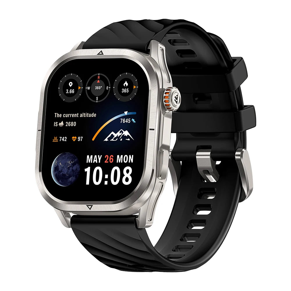 KOSPET MAGIC P10 GPS Smart Watch For Men Women 180 Sport Modes 5ATM IP69K Waterproof Anti--fingerprint Touchscreen Dual-band ALI